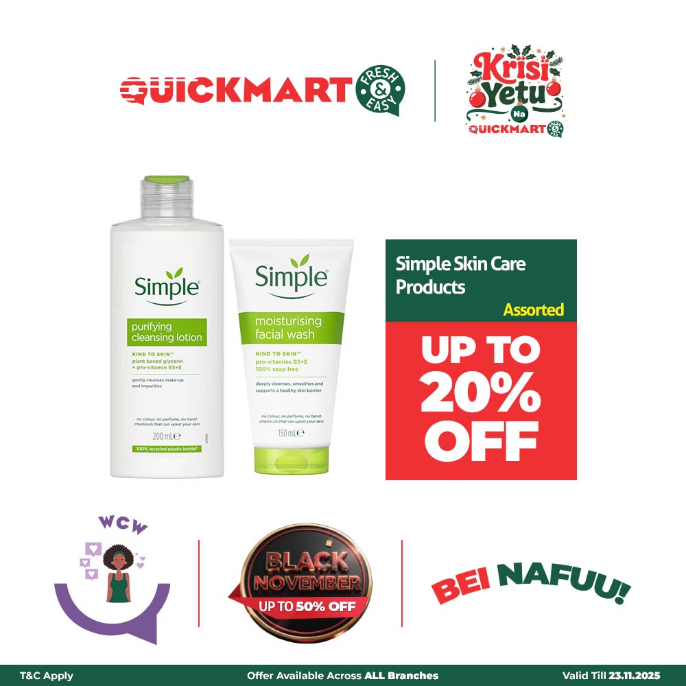 QuickmartKenya's tweet image. Our Woman Crush Wednesday goes to this self-care essential. Treat yourself today—you&apos;ve earned it.

Shop online from our website quickmart.co.ke

Download the app myqrcode.mobi/89fc857f

#WCW
#QuickmartAt19
#19YearsStronger
#BeiNafuu
#FreshAndEasy
