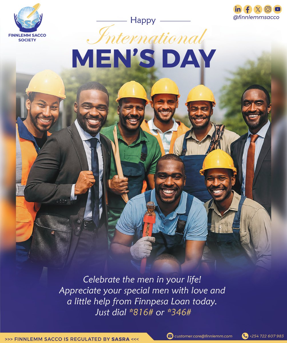 Finnlemmsacco's tweet photo. Honouring the men who lead with integrity, support with kindness, and inspire every day. 
Happy International Men's Day! https://t.co/fUU0yNivoC
