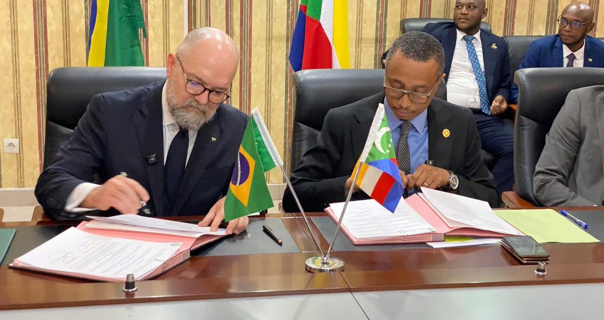 Les Comores et le Brésil ont signé ce mercredi un accord supprimant les visas pour les passeports diplomatiques et de service.