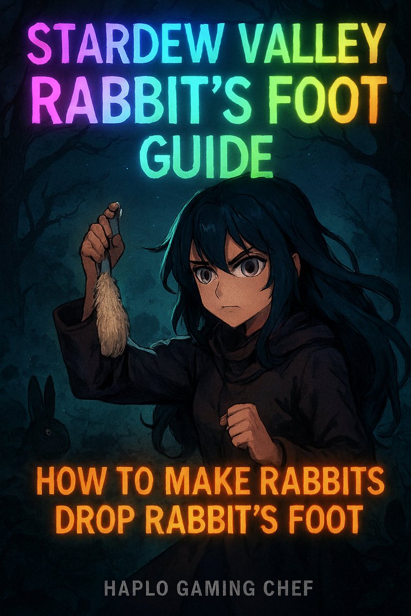 HaploGamingChef's tweet image. Stardew Valley Rabbit’s Foot guide: how to reliably get Rabbit’s Foot with step-by-step coop setup, daily routine, and farm layouts. Perfect for completionists and grind-cutters. Read the full guide: haplo-gaming-chef.blogspot.com/2025/11/starde…

#StardewValley #RabbitsFoot #FarmingGuide #GamingTips