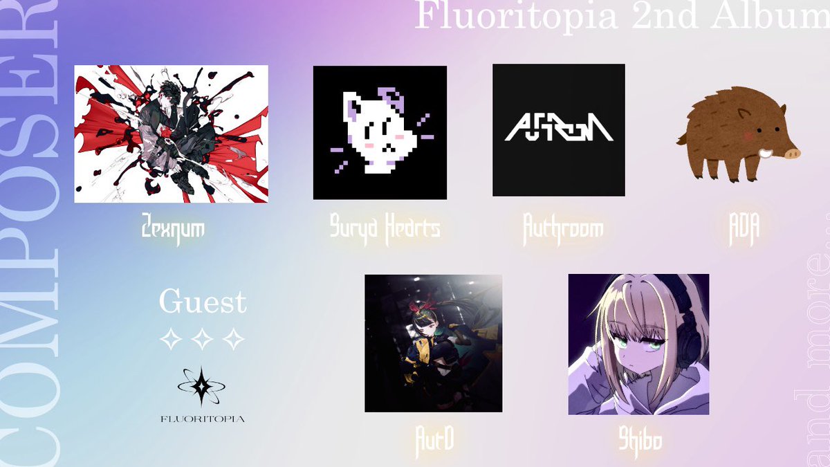Fluoritopia❀⋆✦M3シ-21ab新譜 tweet media