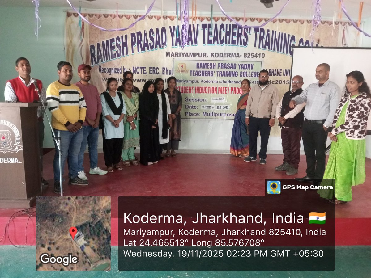 RpyttcKoderma's tweet image. रमेश प्रसाद यादव शिक्षक प्रशिक्षण महाविद्यालय में दिनांक 19.11.2025 दिन मंगलवार को महाविद्यालय के आइक्युएसी के तत्वधान में तीन दिवसीय इंडक्शन मीट के दूसरे दिन परीक्षा की प्रक्रिया पर गाइडेंस और कॉउंसलिंग एवम एंटी रैगिंग एंड सेक्सुअल हैरासमेंट पर ओरिएंटेशन कार्यक्रम का आयोजन हुआ।