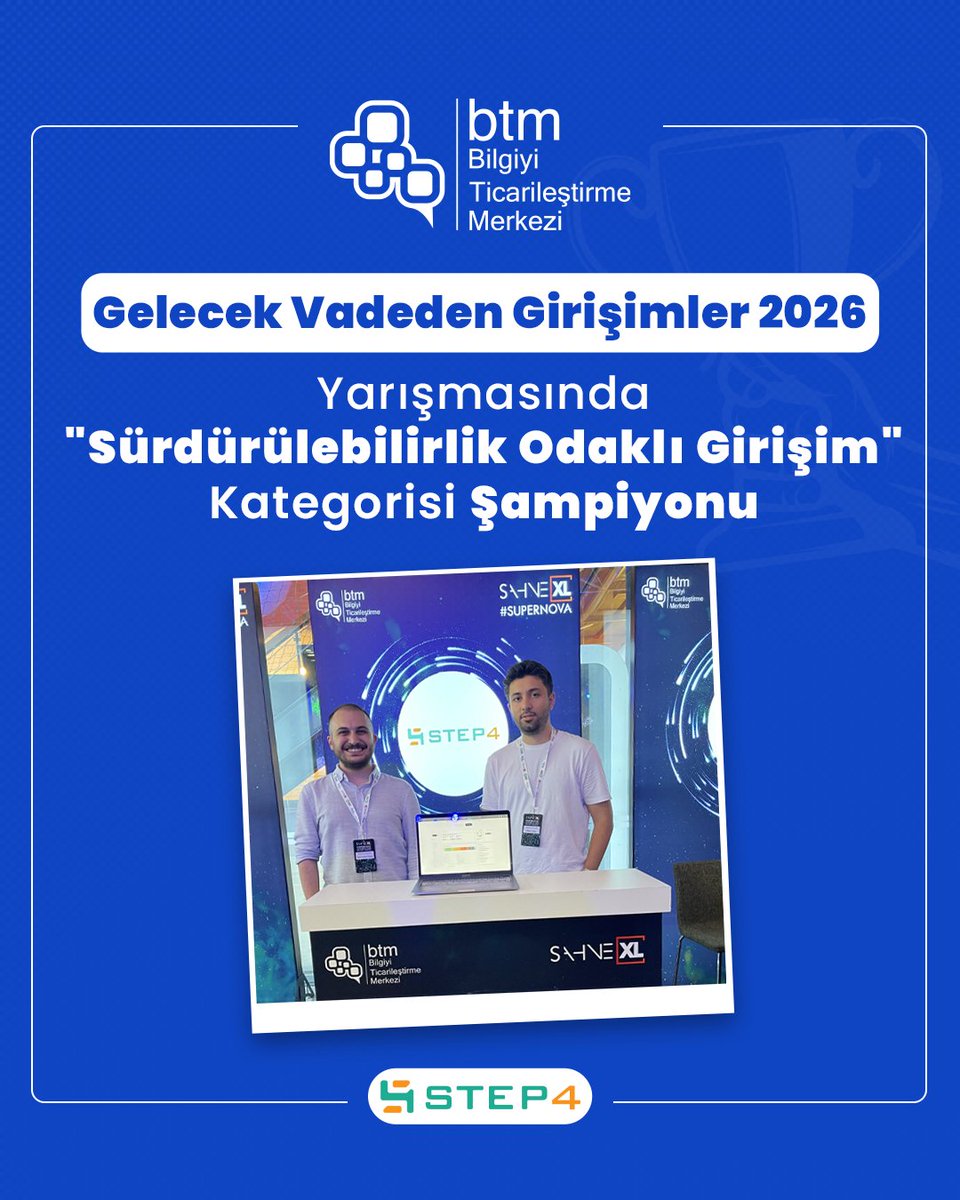 btmistanbul's tweet image. STEP4 ekibini tebrik ederiz! 🌿

#btmistanbul #ideatobusiness #WeScaleStartups