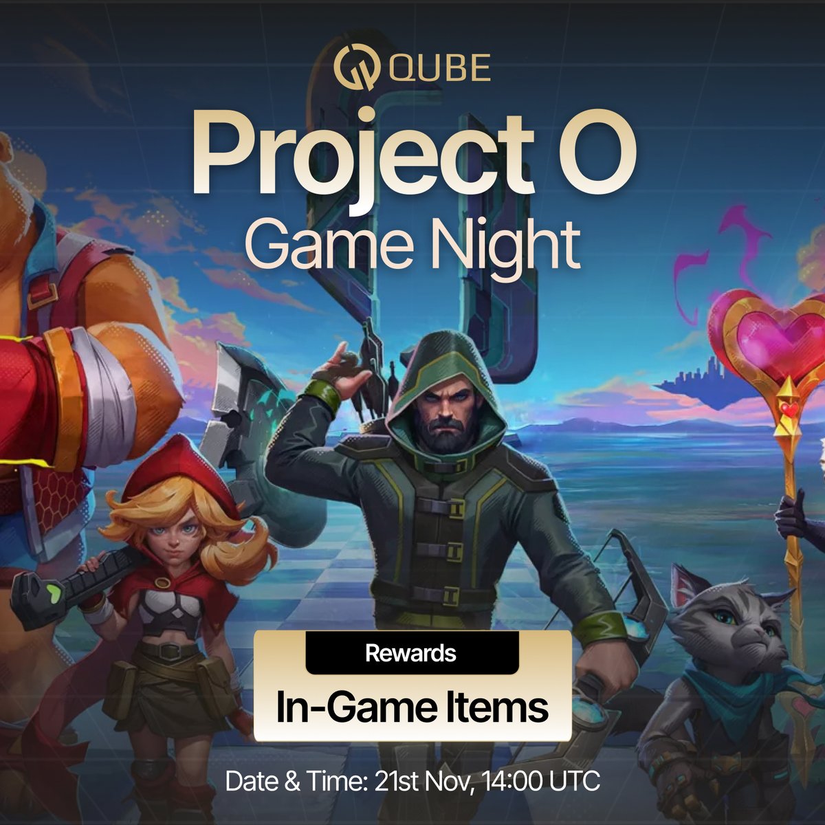 Project O Game Night 🎮

Get ready for another round of action with <a href="/project_o_gg/">Formerly Project O</a>!

Jump in, battle it out, and earn Engage Points along the way 🔥

⏰ Date &amp; Time: 21st Nov, 14:00 UTC
JOIN HERE 👉 discord.com/channels/13053…

#Project_O #GameNight