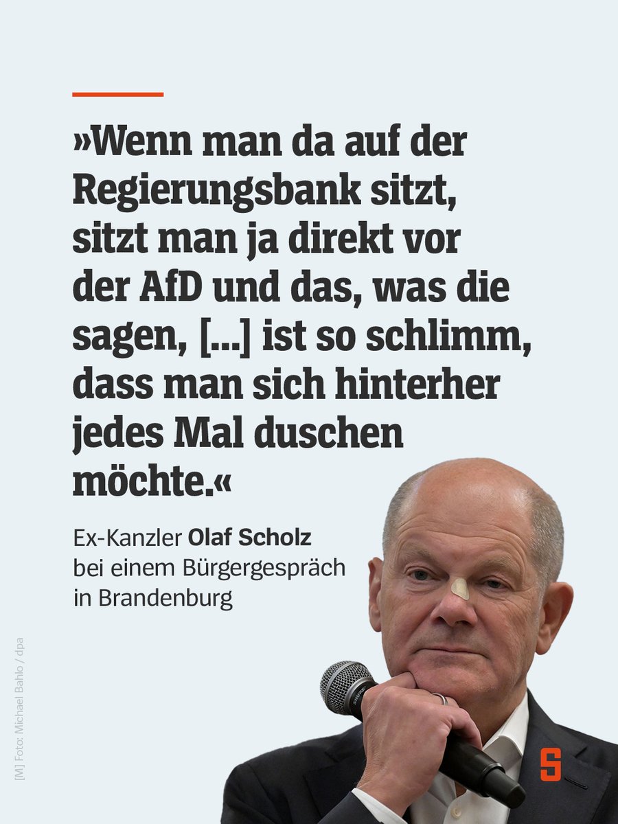 Bin wahrlich kein Fan von Olaf Scholz, aber hier muss ich ihm Recht geben. Es ist einfach nur ekelhAfD!