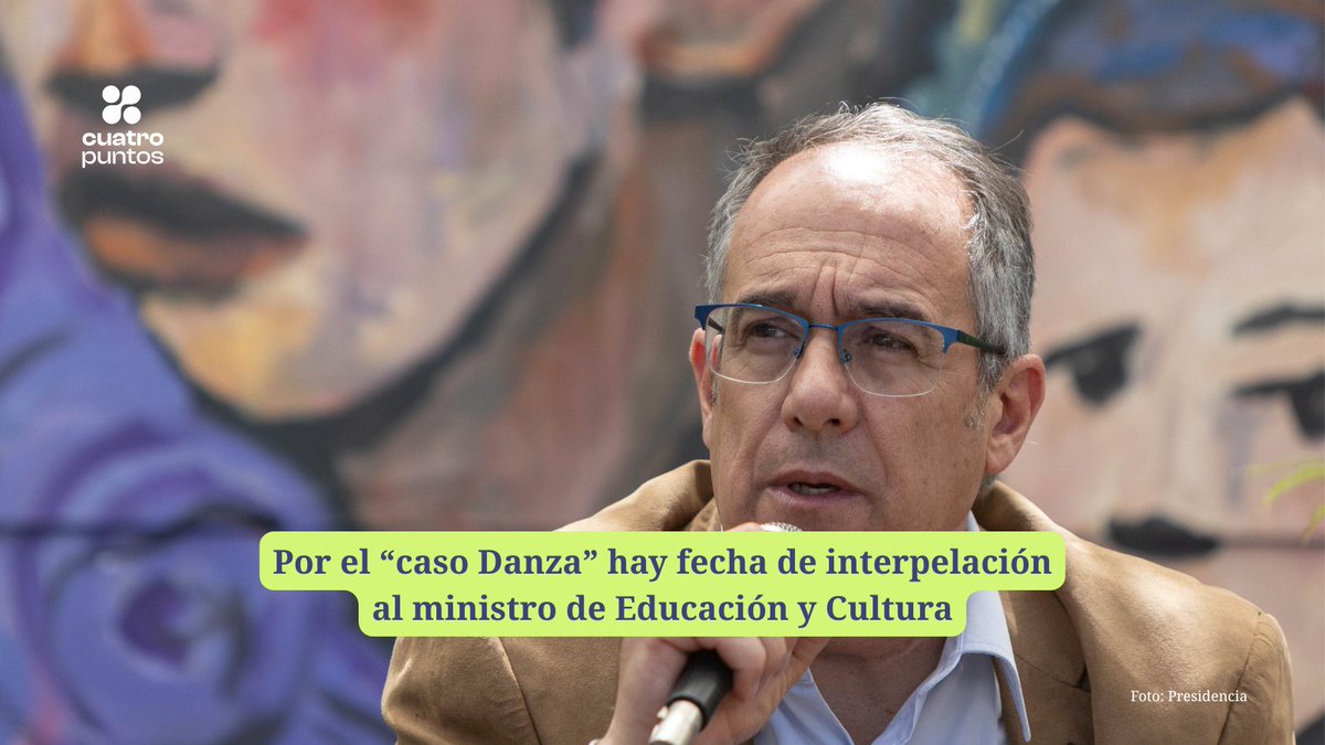 POR EL “CASO DANZA” HAY FECHA DE INTERPELACIÓN AL MINISTRO DE EDUCACIÓN Y CULTURA

⚫ Fue votada la interpelación a José Carlos Mahía por la resolución del directorio de la Junta de Transparencia y Ética Pública (Jutep) de no hallar incompatibilidad en el desempeño laboral del