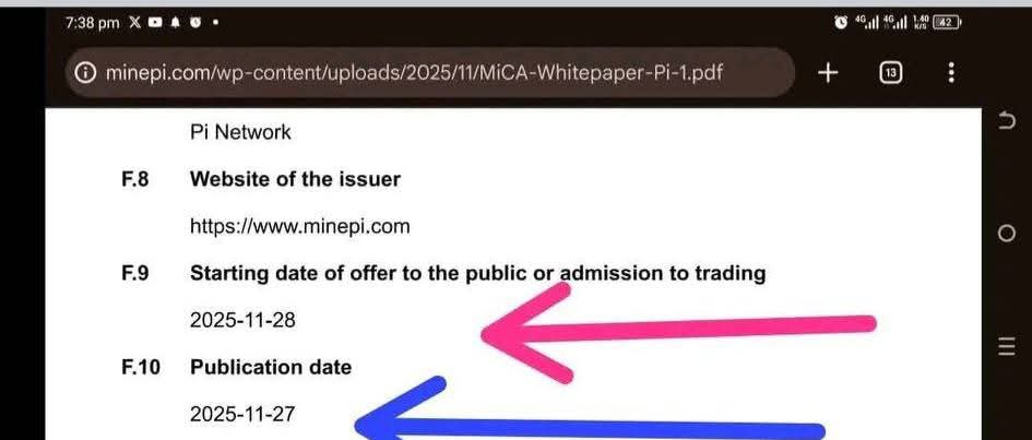 Brianmanpi's tweet image. Here is the latest upcoming Pi Whitepaper, 2025. It reads👉 The Pi Network is a globally accessible online blockchain ecosystem that uses the “Pi” cryptocurrency. Pi will serve as a medium of exchange within marketplaces where members can directly spend Pi to buy goods and…