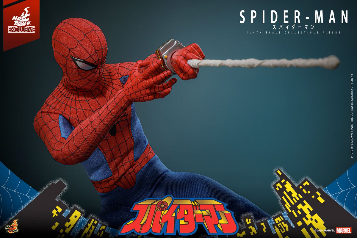 SpiderMan_Newz's tweet image. Hot Toys have revealed a Toei Spider-man figure
