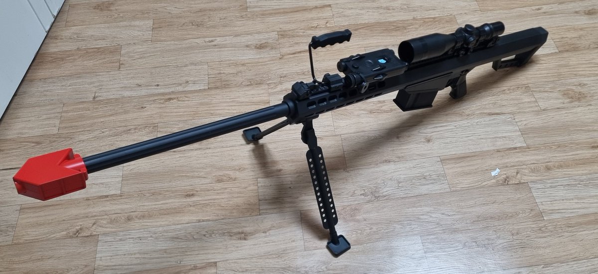 tyrue1's tweet image. 오늘 택배 도착해서 바렛에 더미 peq2 장착했습니다~