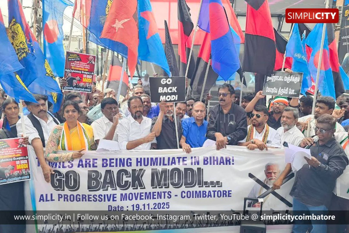 VsenBfa's tweet image. தமிழின வெறுப்பை தொடந்து கக்கிகொண்டிருக்கும்  மோடிக்கு பாடம் புகட்டும் தமிழ்நாடு..
#GoBackModi