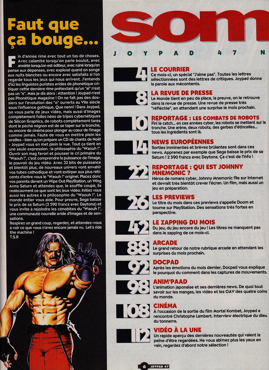 AllmightoFranky's tweet image. La suite avec le sommaire et l&apos;édito et un reportage sur #RobotWars les arènes de combats de robots crées par des petits génies!Vous avez déjà du voir ça à la TV au moins une fois!Et bien en 1995 c&apos;était les débuts!! 2/5