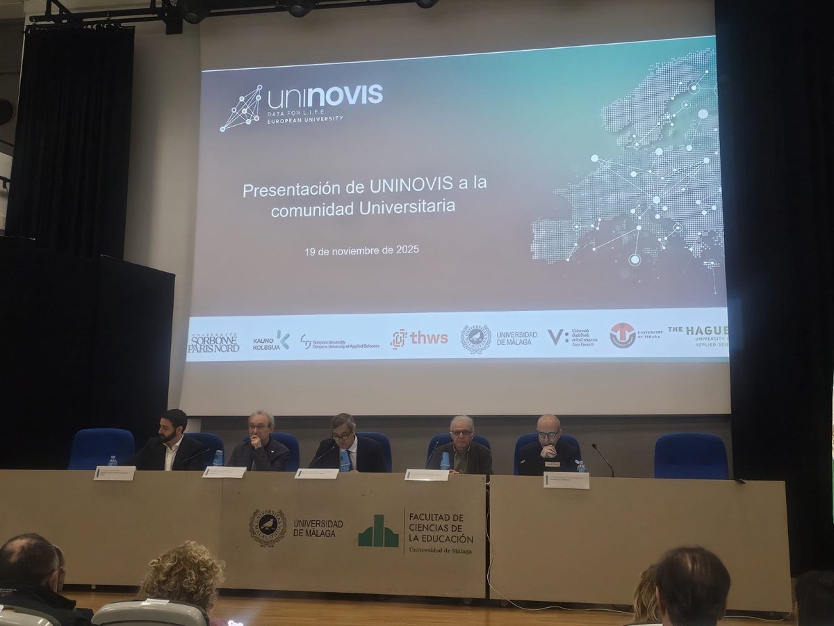 UMAinnTech's tweet image. 🙌Asistimos a la presentación de UNINOVIS, alianza de ocho universidades entre las que se encuentra la @InfoUMA, para impulsar una comunidad académica comprometida con el bienestar social.