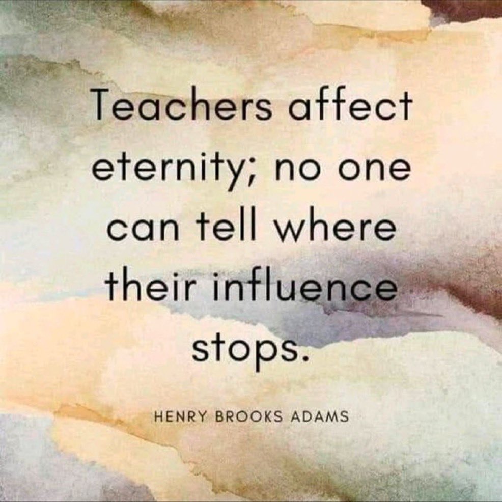 Teachers have incredible impact on our most precious resources—our students. 

Thank a teacher today!