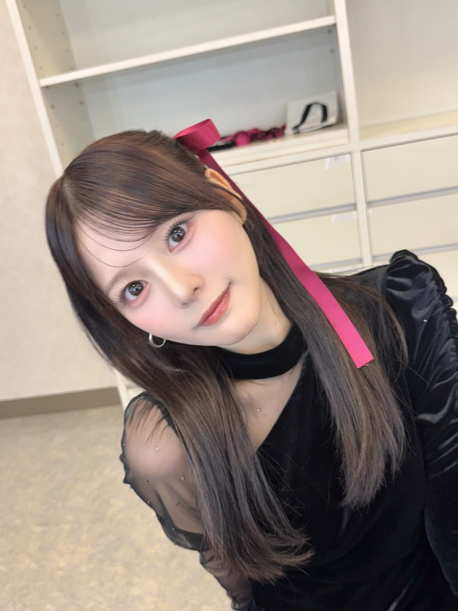 なーたん ダンボールニット ノーカラーVネックBIKEジャケット／ブラック