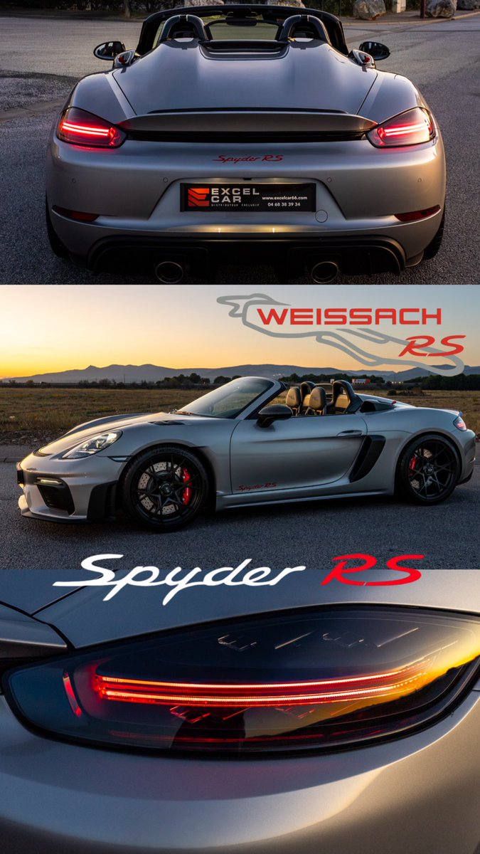 aymanelouahedy's tweet image. 718 SPYDER RS  x WEISSACH

#Porsche #spyderrs #weissach #718rs