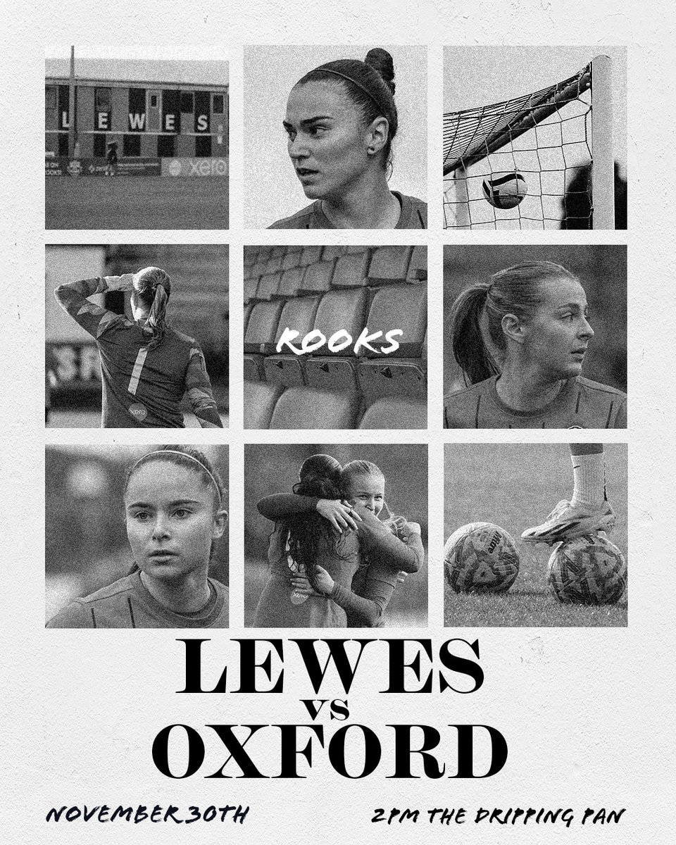 Last league home game for 2025! 🔥
Let's end the year on a high - together 👊

🎟️ - buytickets.at/lewesfootballc…

#COYR🔴⚫️