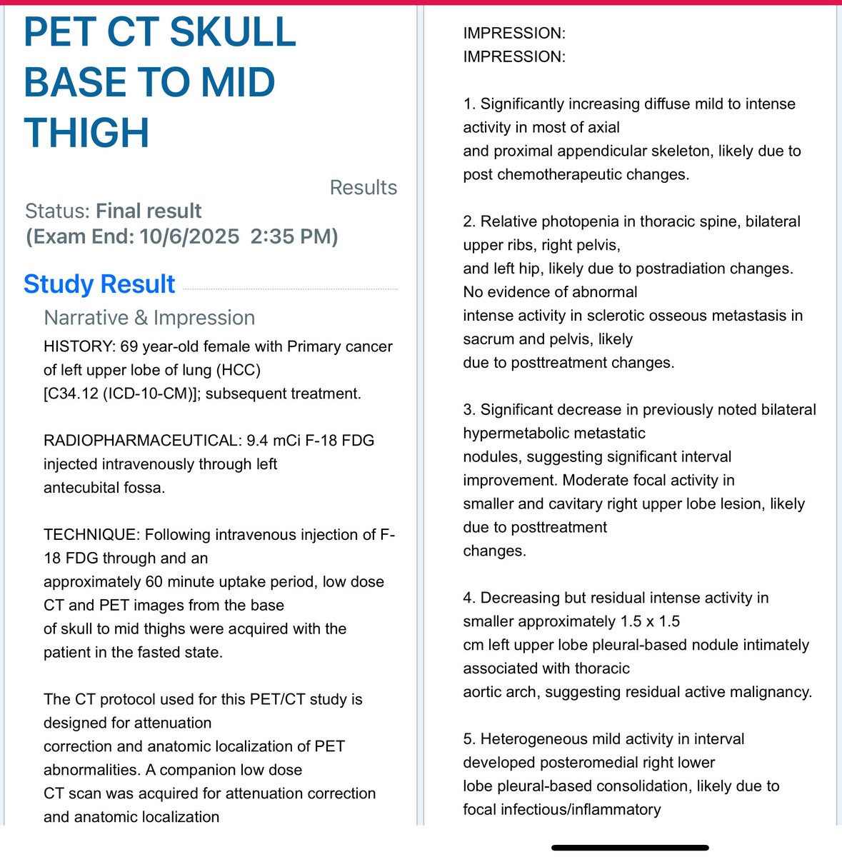 MakisMedicine's tweet image. NEW ARTICLE: IVERMECTIN and MEBENDAZOLE and CBD Oil Testimonial - 69 year old Pennsylvania woman with Stage 4 NSCLC Lung Cancer metastatic to bones, reports after 4 months

Stage 4 Lung Cancer can be brought under control!🙏

STORY: 
69 year old Pennsylvania woman with Stage 4…