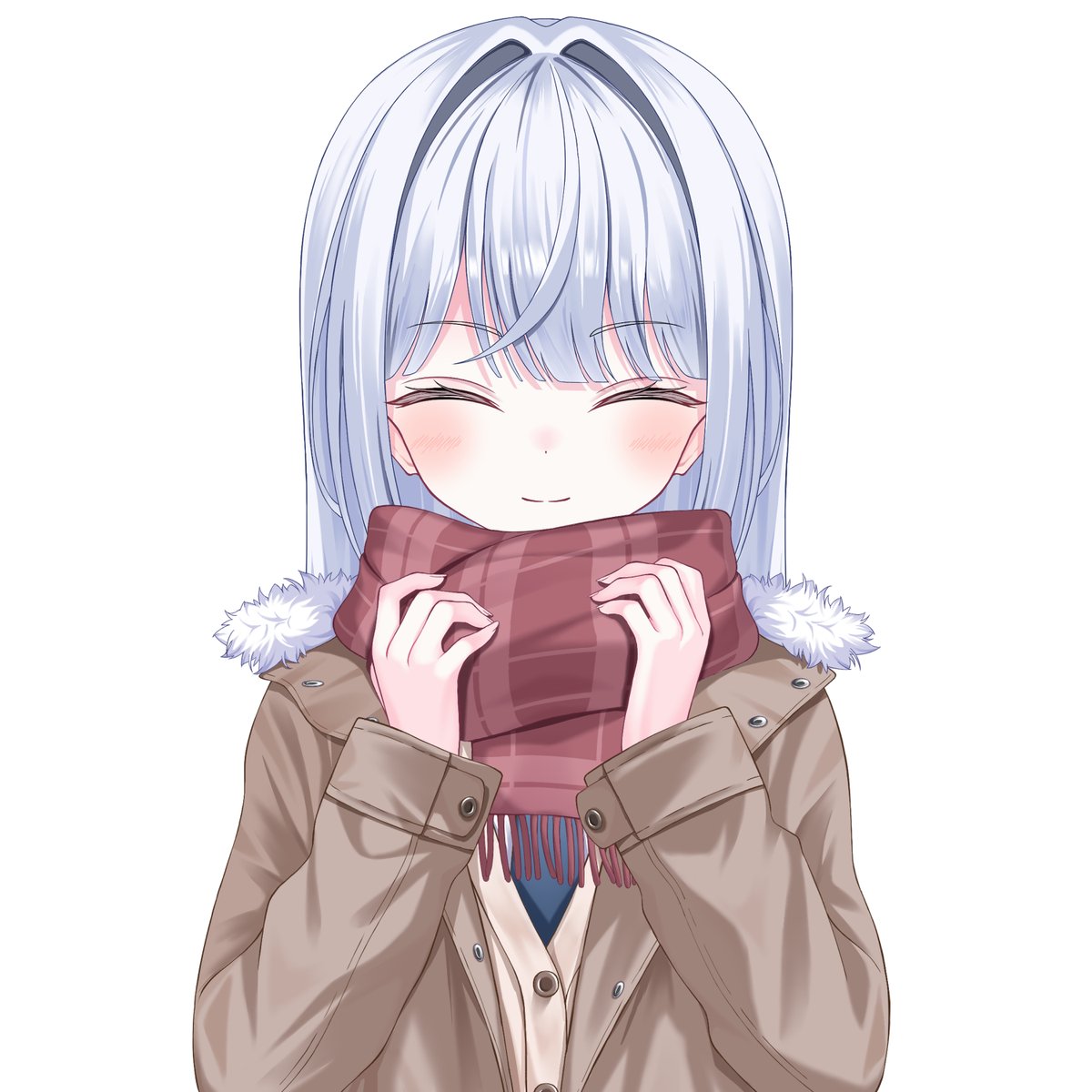 itami_riya's tweet image. コート+マフラーVTuber衣装

使用条件なし
加工・加筆OK！

寒くなってきたので、冬の装いです。ぜひ動画や配信にてご自由にお使い下さい！
お使いの際はリポスト等していただけると嬉しいです！
　#Vtuber素材 #VTuberAssets