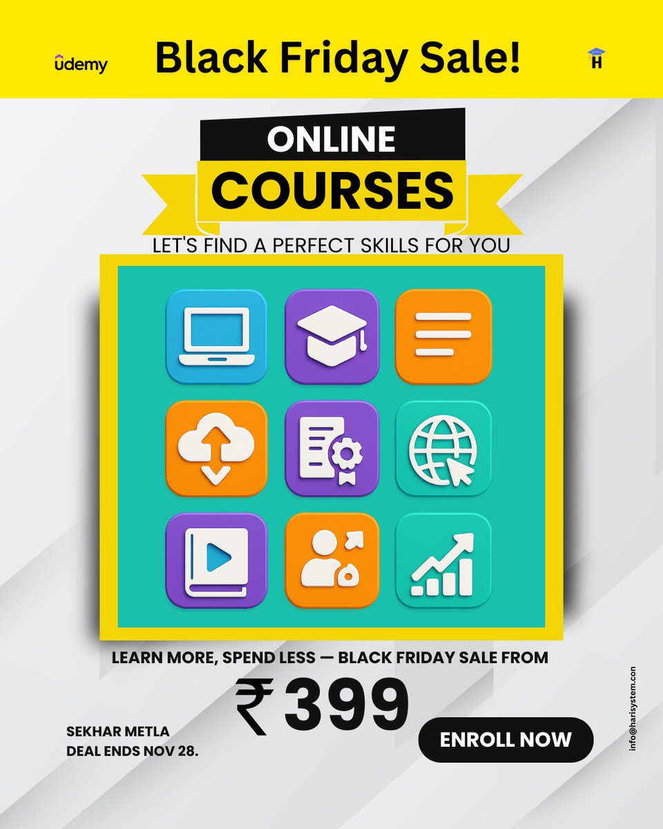 harisystems's tweet image. Business Data Analytics Bootcamp: Master AI-Powered Insights
udemy.com/course/busines…
#BlackFriday #OnlineCourses #udemy #harisystems #sale #analytics #data #ai