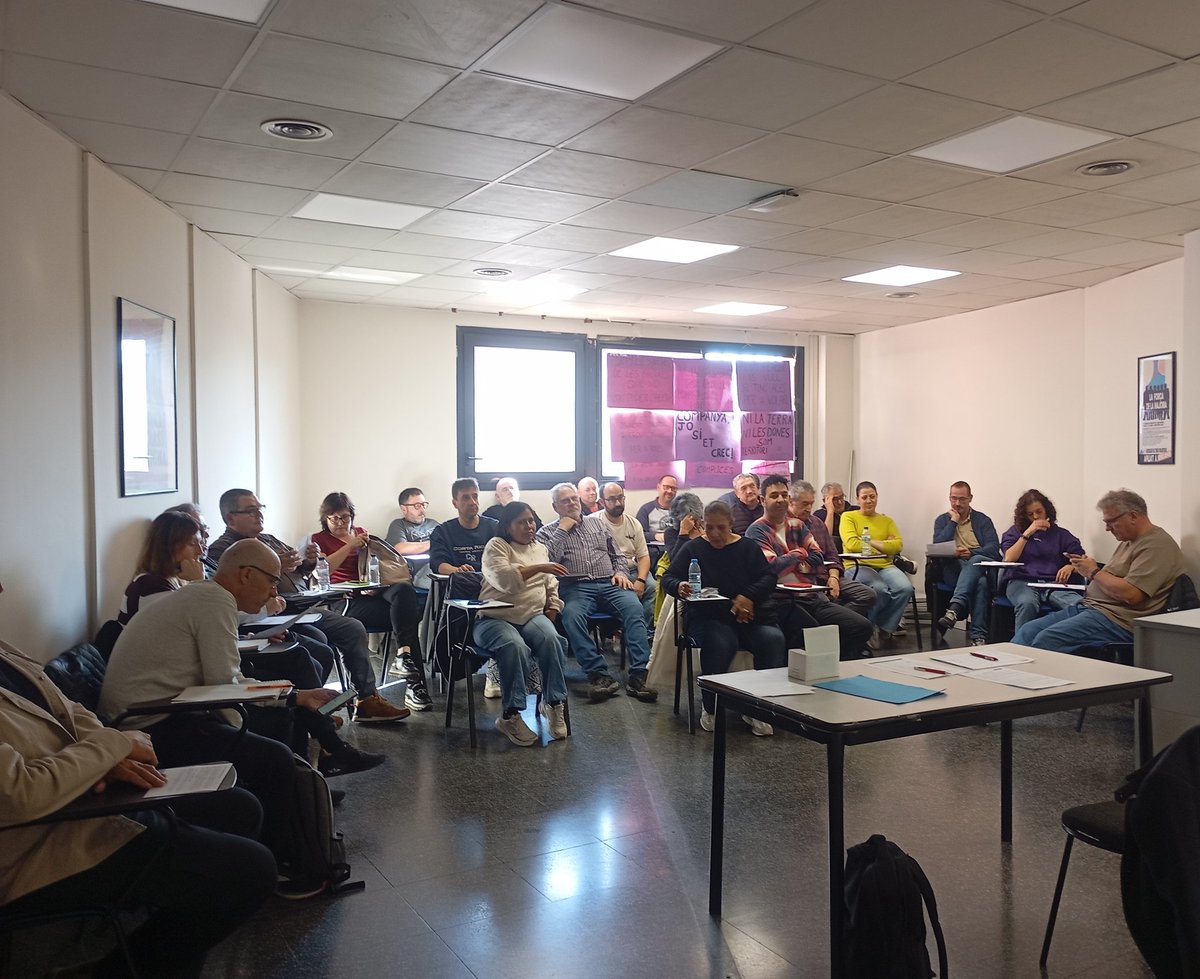 Avui, a Girona, continuem amb el cicle de tallers de <a href="/ccoo_fsc_cat/">fsc-ccoo ➕drets➕ democràcia➕sindicat</a> sobre la investigació d'accidents de treball i malalties professionals.

#PrevenirÉsPossible