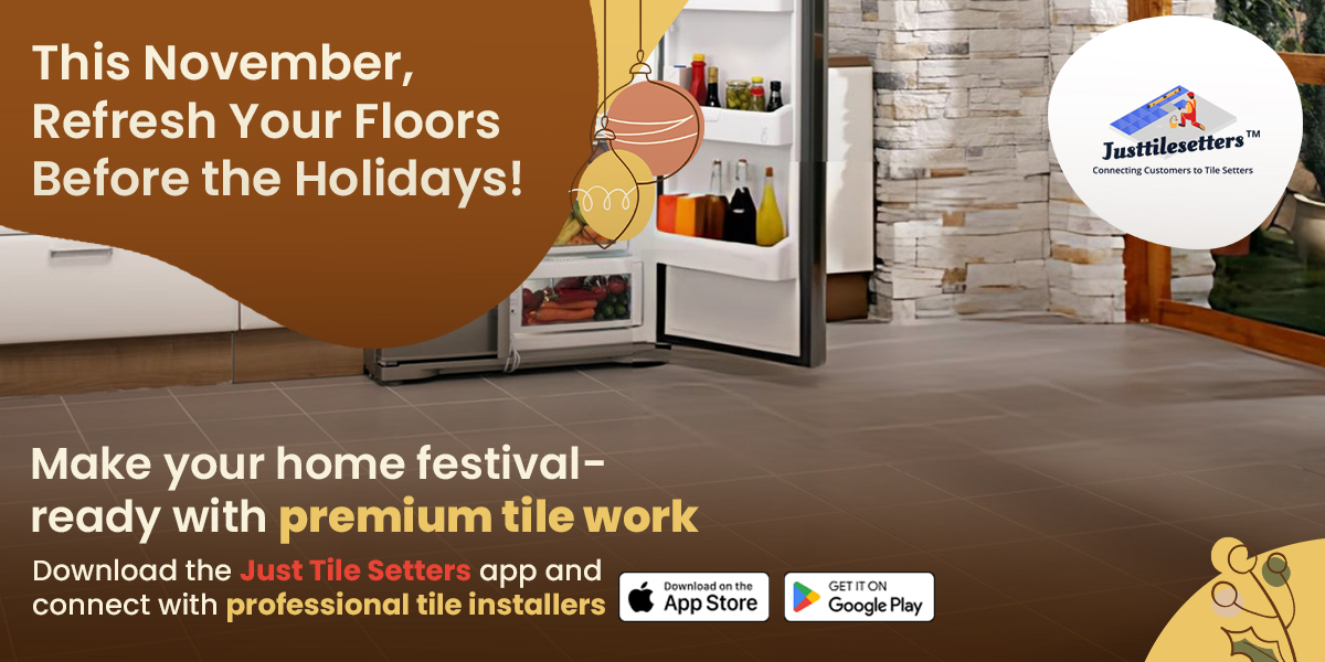 justtilesetters's tweet image. From festive gatherings to cozy family moments—make your floors holiday-perfect! 🎉
Download Just Tile Setters and hire verified tile pros with ease.

Play Store: bit.ly/3gv9bEo
App Store: apple.co/2AxfFDf

#JustTileSetters #TileInstallation #HomeRenovation