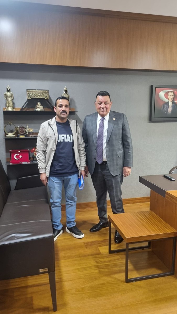 Gazi mecliste ziyaretimize gelen Sayın Mehmet Yeşilkendir’e teşekkür ederim.