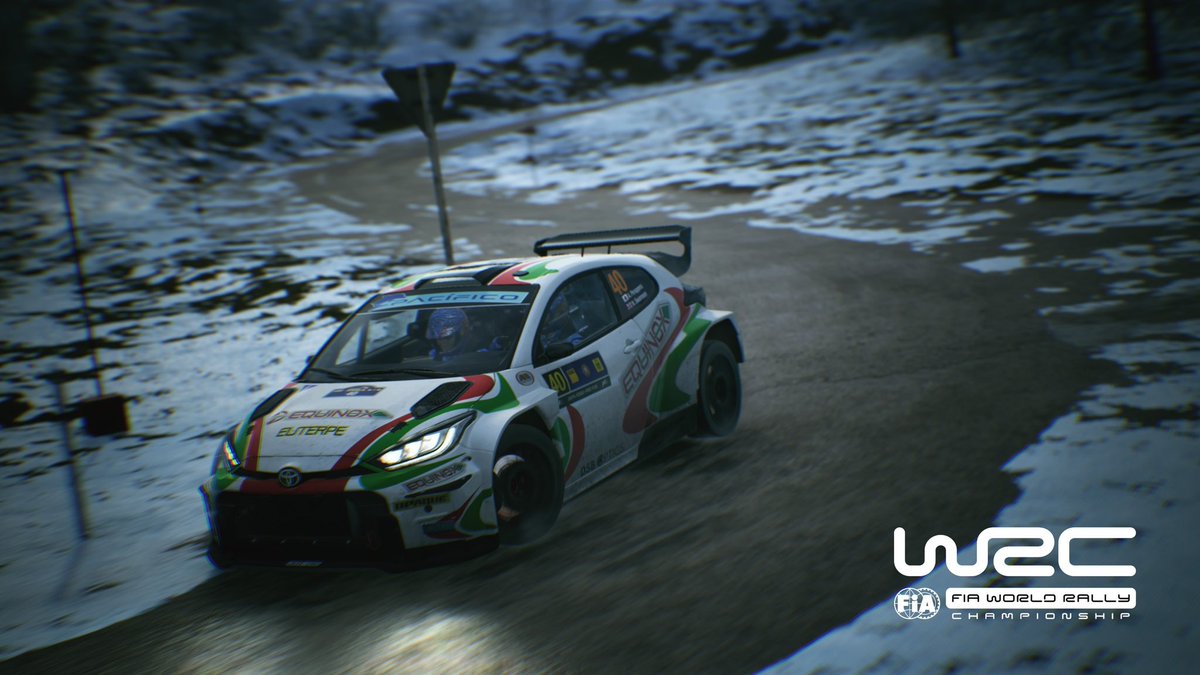 gite560hg's tweet image. #EASPORTSWRC
キャリアモードでヤリスラリー2に乗り換えたから、なんちゃってカストロールカラー😁
赤と緑の曲線のバランスが難しくていろいろ妥協w