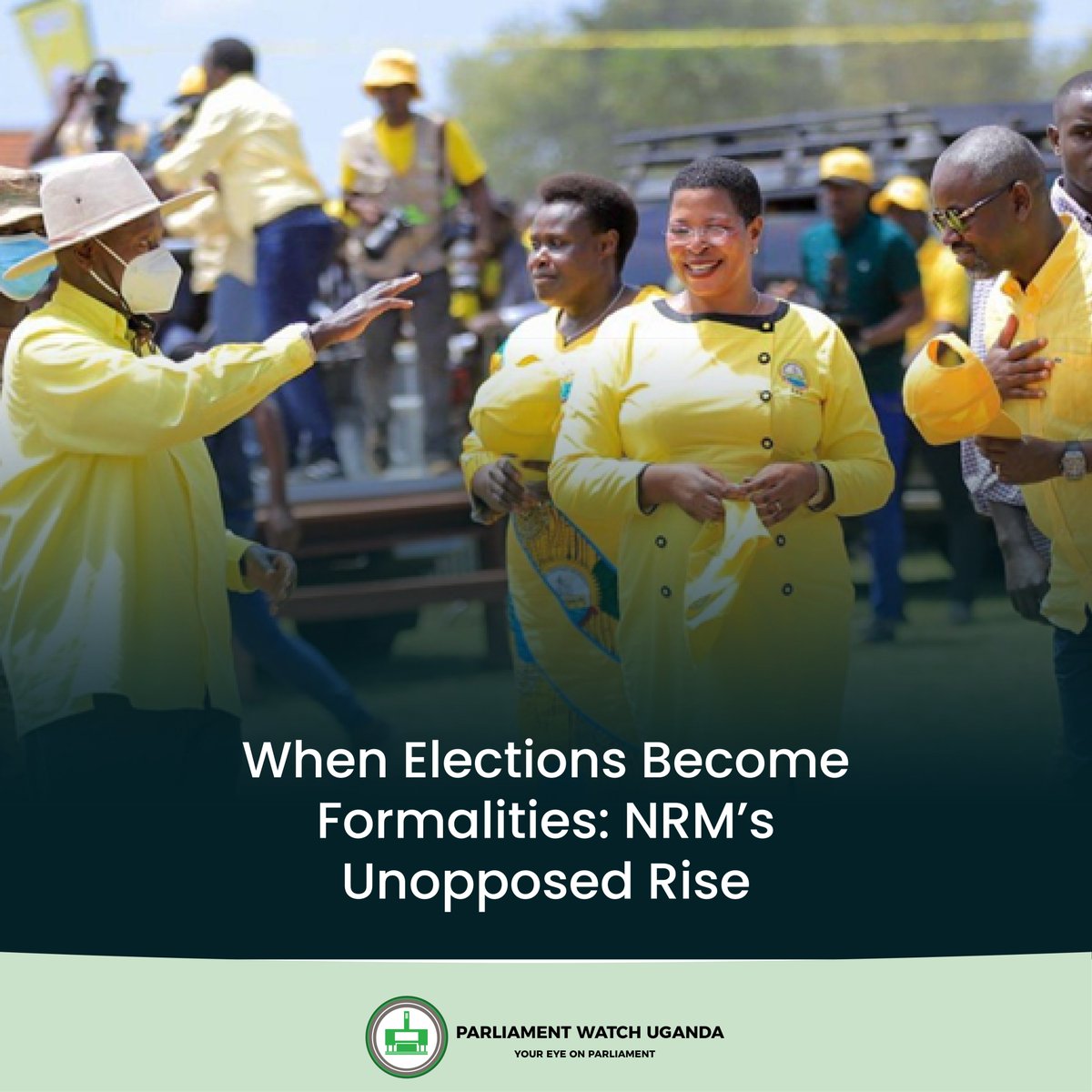 pwatchug's tweet image. When Elections Become Formalities: NRM’s Unopposed Rise
🔗parliamentwatch.ug/news-amp-updat…
#PwatchUpdates #CEPAProgramming
 #YourEyeonGovernment