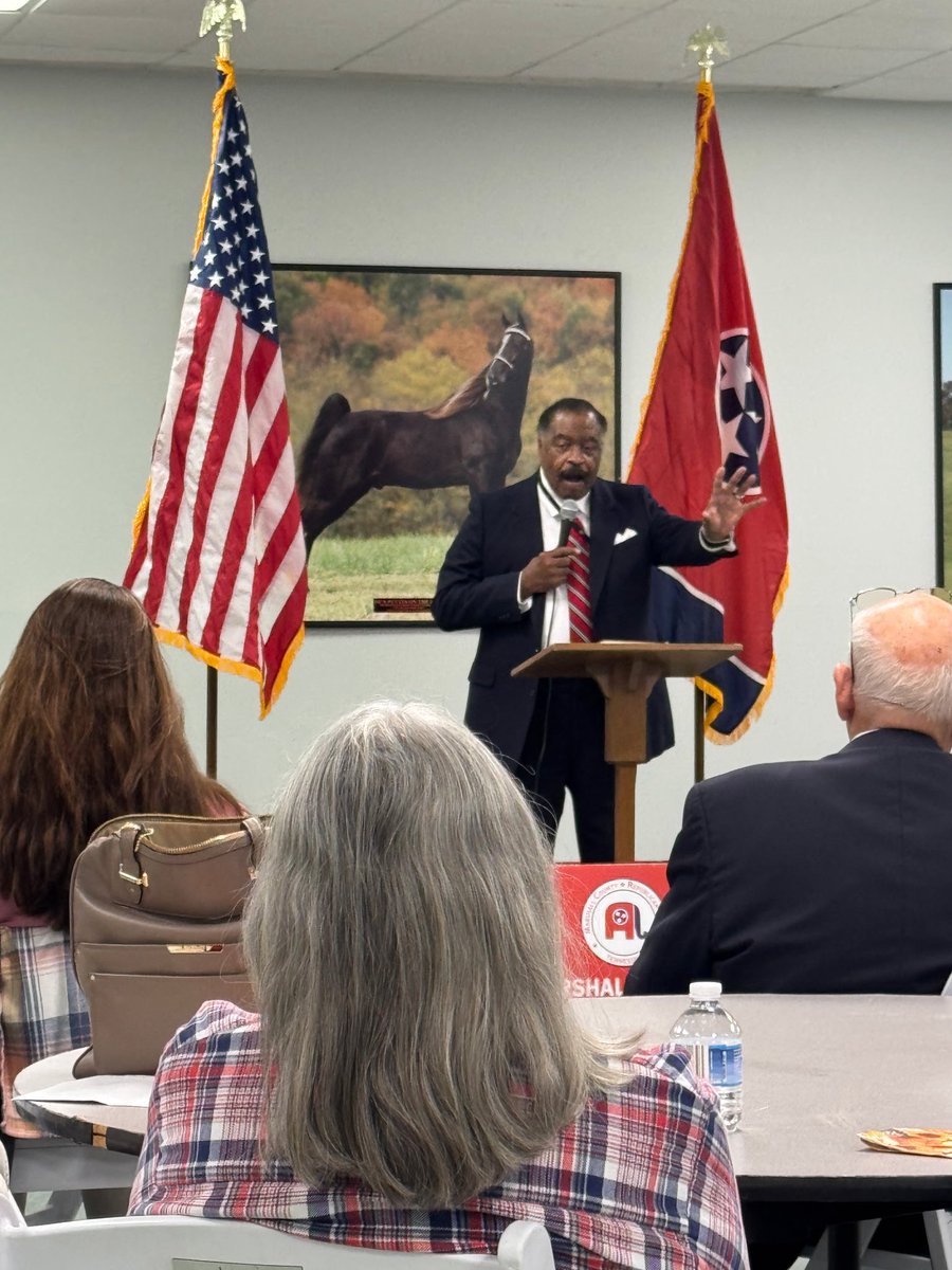 DeBerry4Mayor's tweet photo. Thank you Marshall County Republican Party for inviting me to speak with you tonight.  It was my honor. https://t.co/jkl0BvQar4