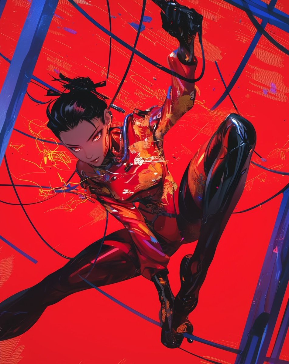 midorichiga's tweet image. ＃帰ってきたAIかっこいいポーズ
パルクールアクションっぽいやつ