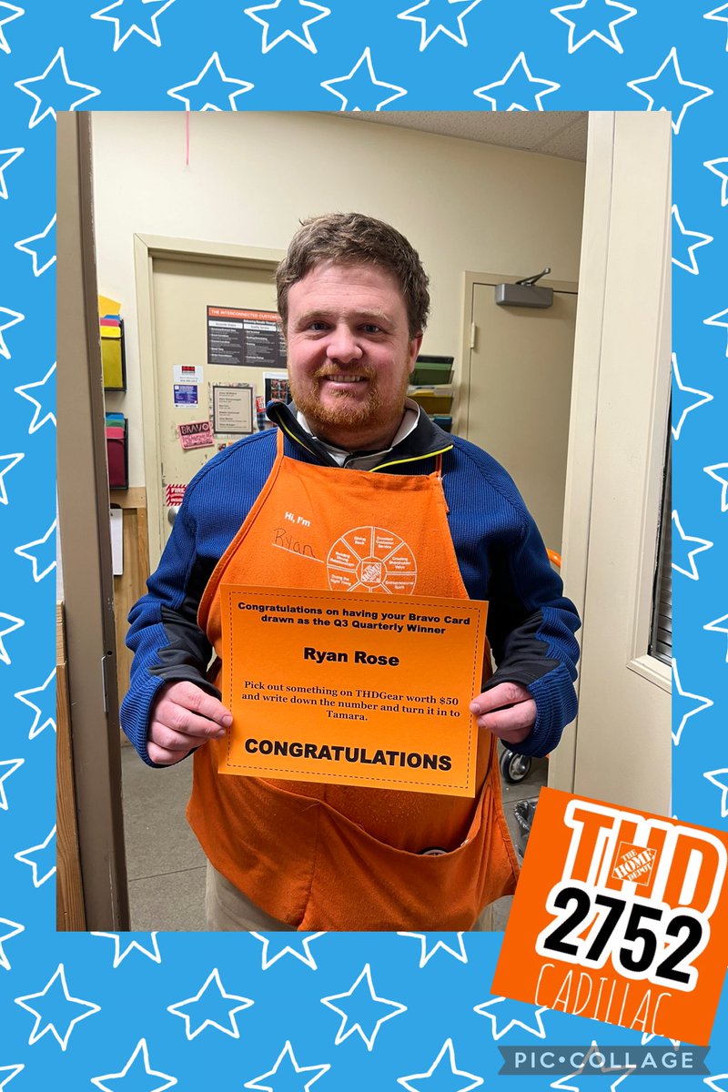 Congratulations to Ryan for being our Q3 Bravo winner! #cadillac2752 #bravo