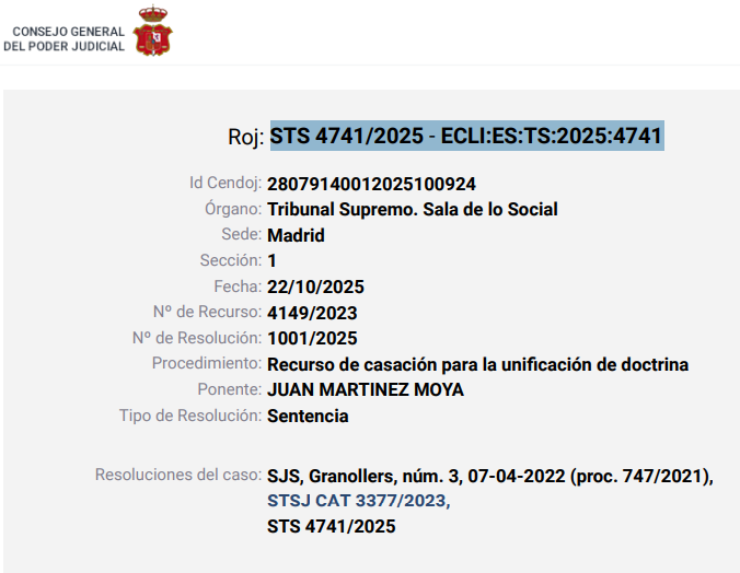 ADPSE_'s tweet image. 👨‍⚕️👩‍⚕️ Guardias médicas.-

🔵 ¿Es aplicable al #complemento de mejora voluntaria de #incapacidad #temporal la retroactividad máxima de 3 meses establecido en el #Convenio colectivo?

➡️poderjudicial.es/search/AN/open…

#STS #social #médicos #AT #AtenciónContinuada #IT #SISCAT #Salud #LGSS