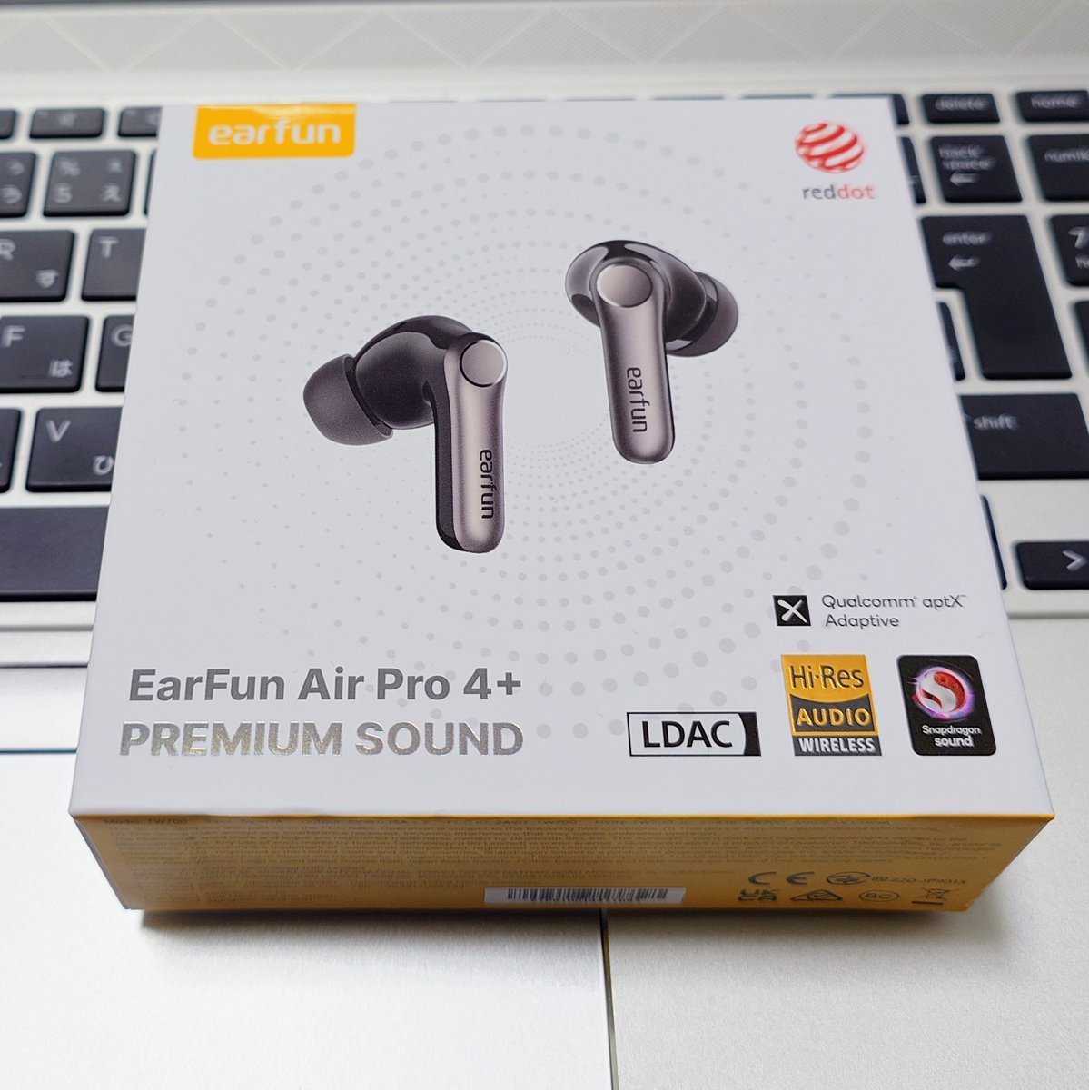 EarFun Air Pro 4+着弾

#EarFun #earfunairpro4plus #tws