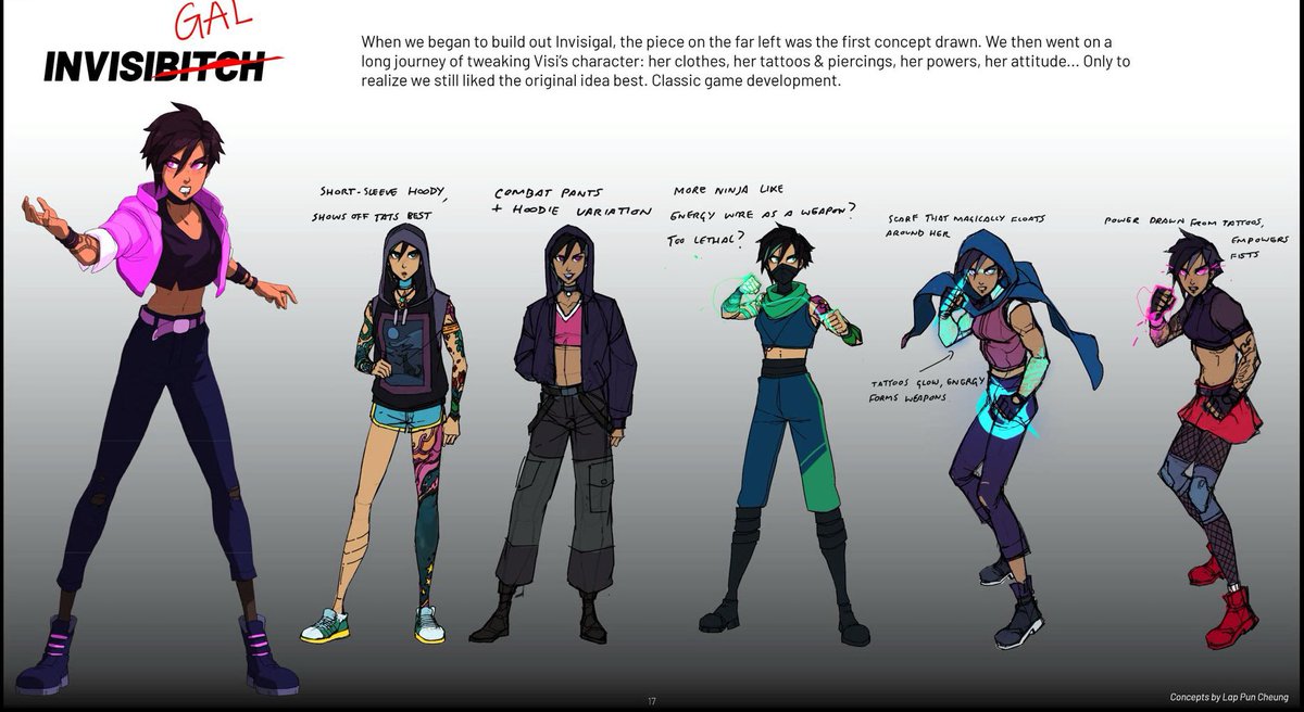 I’m still thinking about how we could have had Visi with tattoos plus a lip piercing…
#dispatch #invisigal