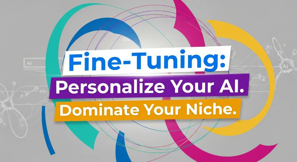 Smartbytelab's tweet image. Unlock the true potential of AI. This definitive, human-friendly guide to Fine-Tuning reveals how to move beyond generic LLMs, specialize models for your unique needs...

smartbytelab.com/fine-tuning-th…

#FineTuning
#LLMs
#AI
#ML
#CustomAI
#AITransformation
#DataScience