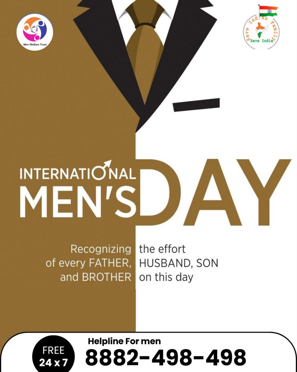 Proud to be Men 

#MensDay
#InternationalMensDay
#UnnoticedGender
#SupportMen
#MenAreHuman