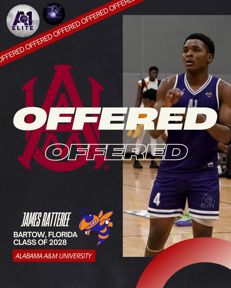 After a great conversation with Coach Pratcher I’m blessed to receive my first Division 1 offer from Alabama A&amp;M. Thank you to my family, coaches, and trainers for all the support. More work to be done. <a href="/BartowBasketbal/">BartowBasketball</a> <a href="/PrepHoops/">Prep Hoops 🏀</a> <a href="/Hoops863/">863 Hoops</a> <a href="/thehoopvibe/">ᴊᴀᴋᴇ ᴘᴇʀᴘᴇʀ</a>
