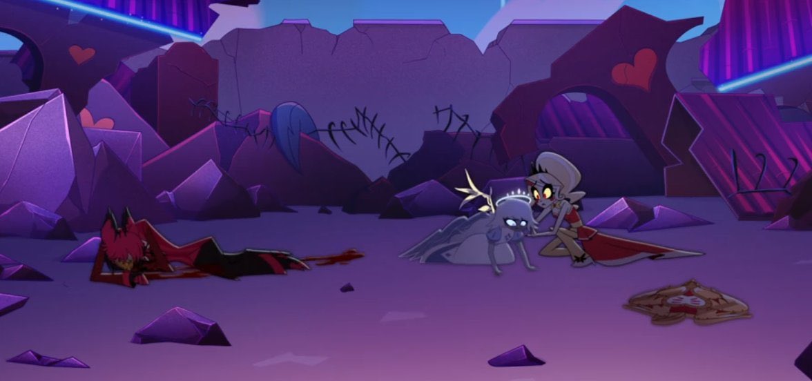 ROHTINFLESH's tweet image. “That’s the Hazbin guarantee”