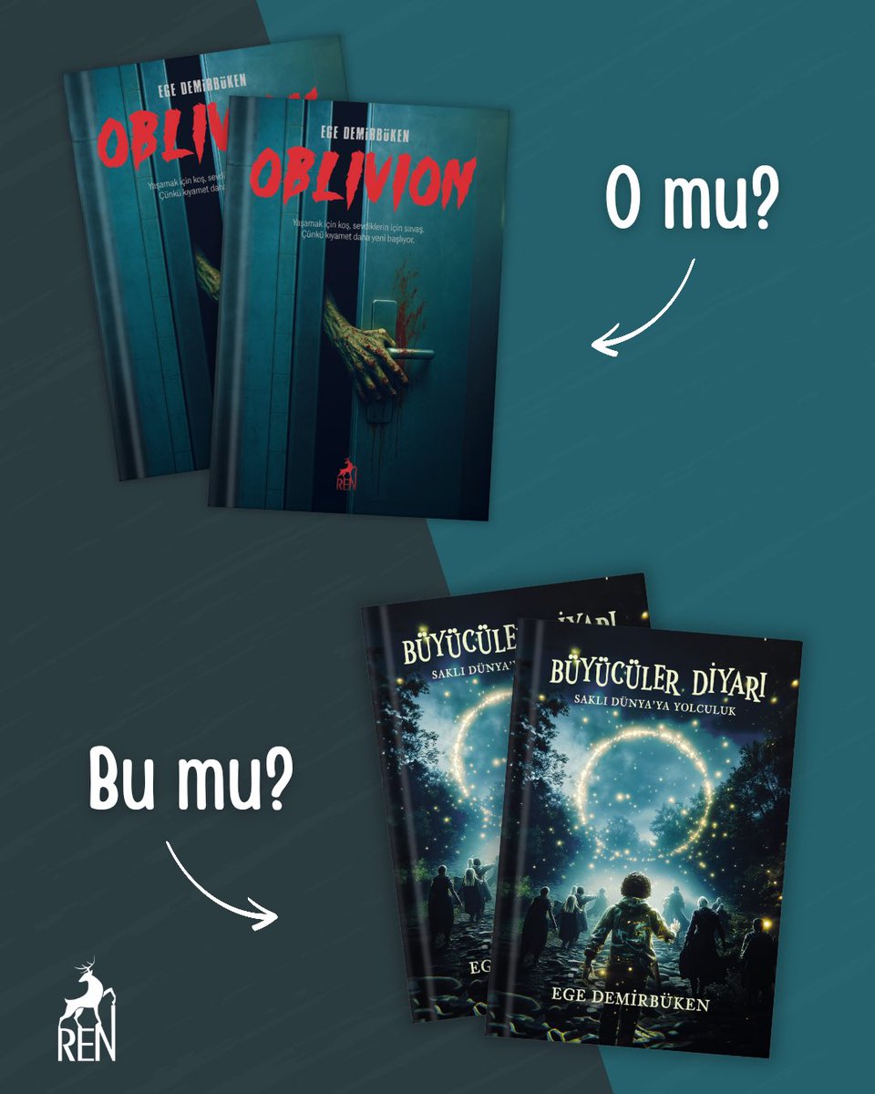 renkitap's tweet image. Bir yazar iki farklı tür! Favoriniz hangisi? 👀❤️
—
#renkitap