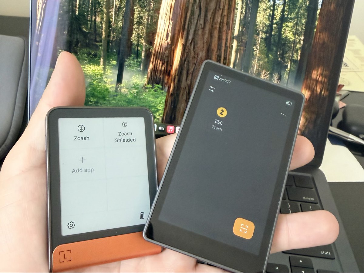 The only correct hardware wallet setup. 
#ZODL #Zcash