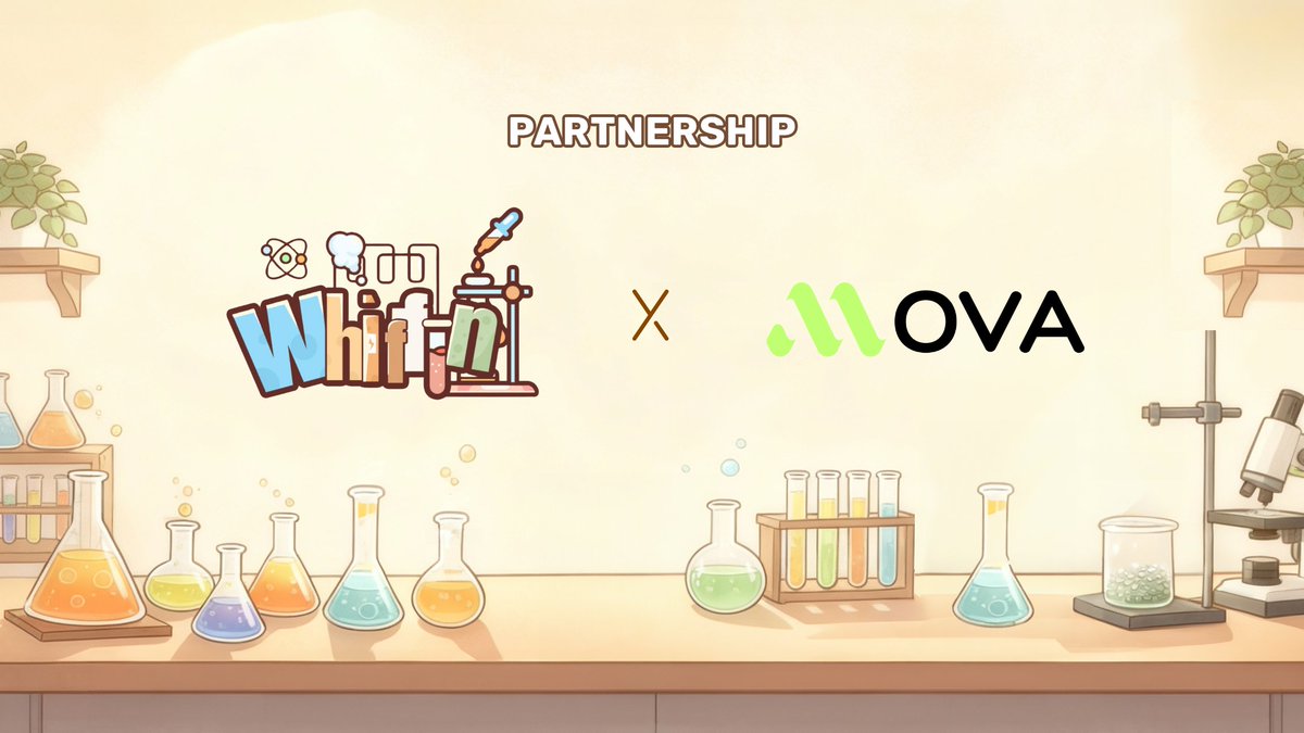 Whiffin🤝 MOVA

We’re excited to announce a new partnership with <a href="/MovaChain/">MOVA</a> , a high-performance, compliance-ready blockchain purpose-built for payments, stablecoin settlement, and global value transfer.

With MOVA’s 110K+ TPS, ~1.5s finality, and institution-grade architecture,