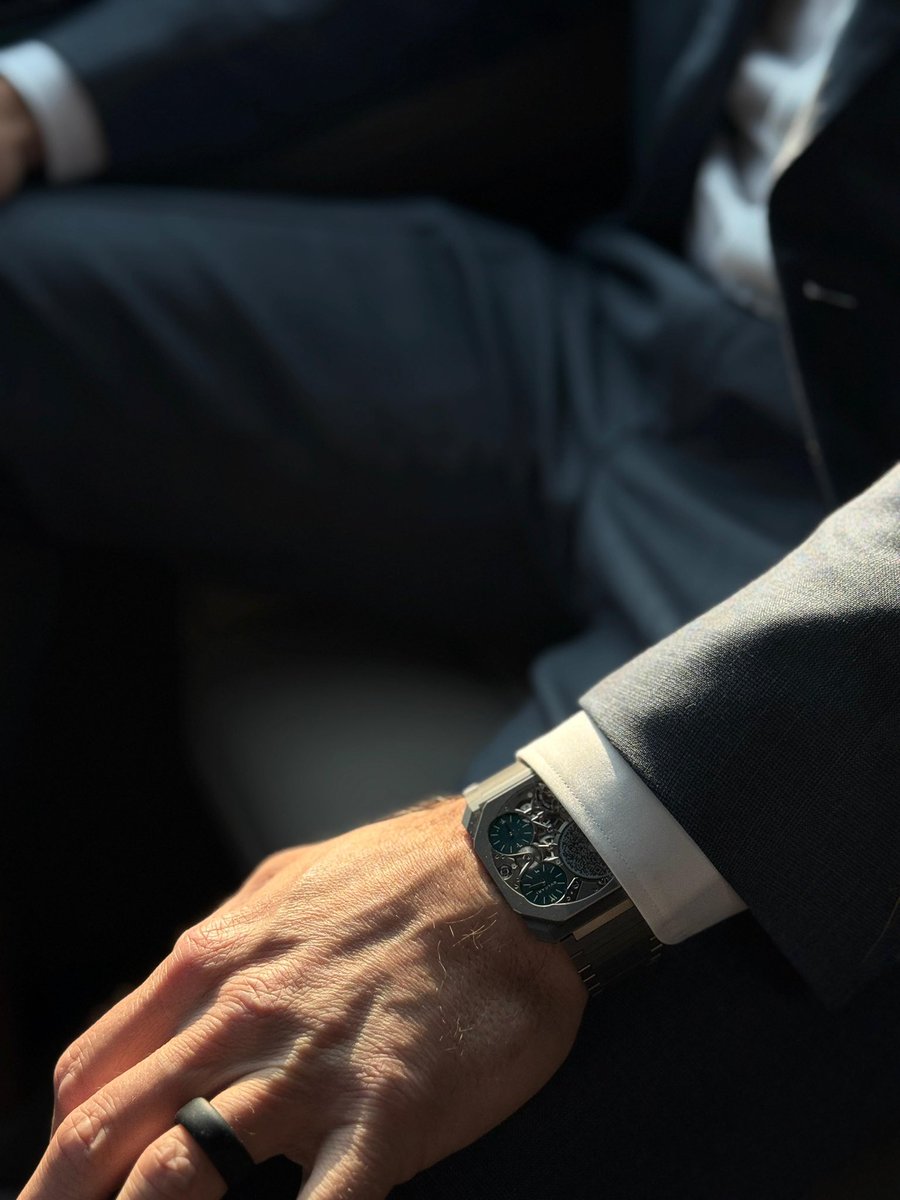 First time in a suit in a long time.