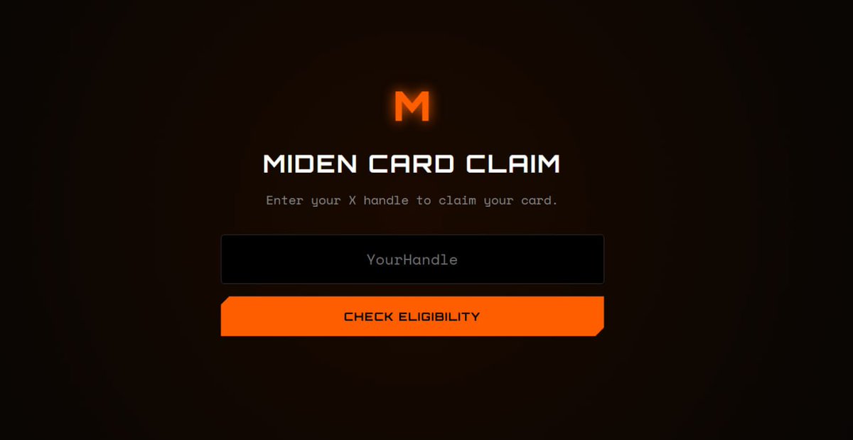 if you are ranked top hundred on <a href="/0xMiden/">Miden</a> three months kaito LB, you are eligible to claim a miden card

this is not in any way affiliated with miden, solely done by me.

claim here: blerp.site

i'll tag all eligible people below