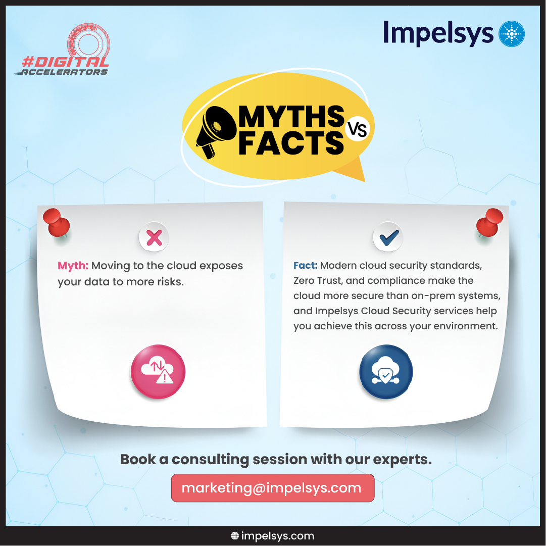 Impelsys's tweet image. #Impelsys cloud security services strengthen your cloud with strong Identity &amp;amp; Access Management (IAM), real-time threat detection, posture assessments &amp;amp; end-to-end compliance so you operate safer, smarter &amp;amp; with confidence.
Reach out to learn more: marketing@impelsys.com
#Cloud