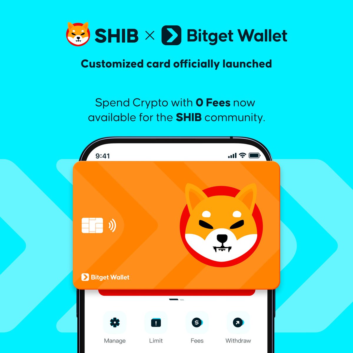 Shibtoken's tweet image. 🚨 SHIB × Bitget Wallet Card is LIVE! 🚨

WOOF! We&apos;re dropping an exclusive SHIB card face + SHIB rewards for the #SHIBARMY 🎁

Rewards:

First 100 users who claim the SHIB × Bitget Wallet Card get their share of 114678899 in $SHIB

Everyone after gets $5 in $SHIB

100% FREE to…