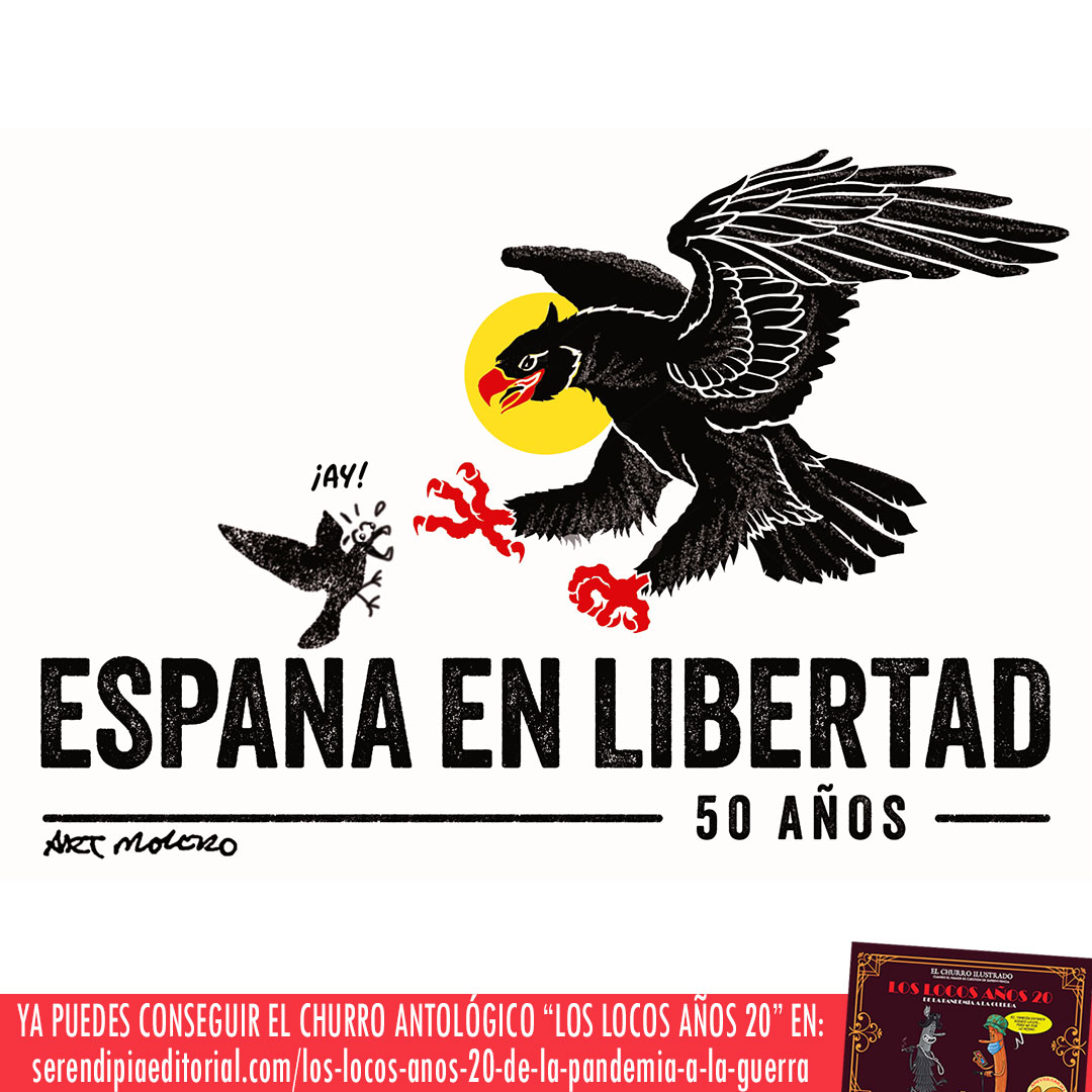50 años de libertad | La #viñeta de hoy, por 👉Art Molero👈

elchurroilustrado.wordpress.com/2025/11/19/50-…