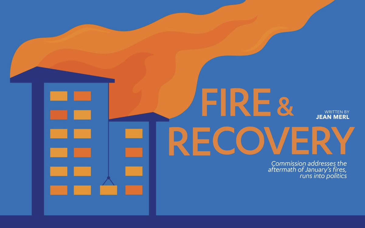 UCLABlueprint's tweet photo. After wildfires swept Los Angeles, Supervisor @LindseyPHorvath convened a Blue Ribbon Commission — backed by UCLA researchers — to design a smarter recovery. @jeanmerl traces how ambition met politics and how science still shapes the rebuild.

More below.

https://t.co/ba9xOn1mIF https://t.co/Je4nAiFQlz