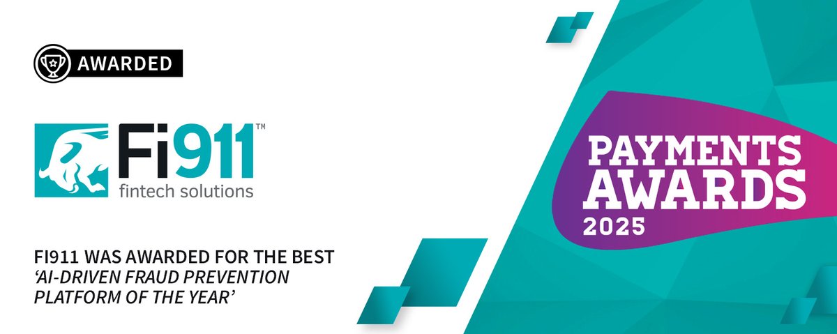 😃Thrilled to share we’ve been named ‘AI-Driven Fraud Prevention Platform of the Year’ at the 2025 Payments Awards! ✨

A big milestone proving the strength of our tech and mission to keep organisations ahead of evolving fraud.

👇 Full story:
 blog.fi911.com/fi911-wins-ai-…