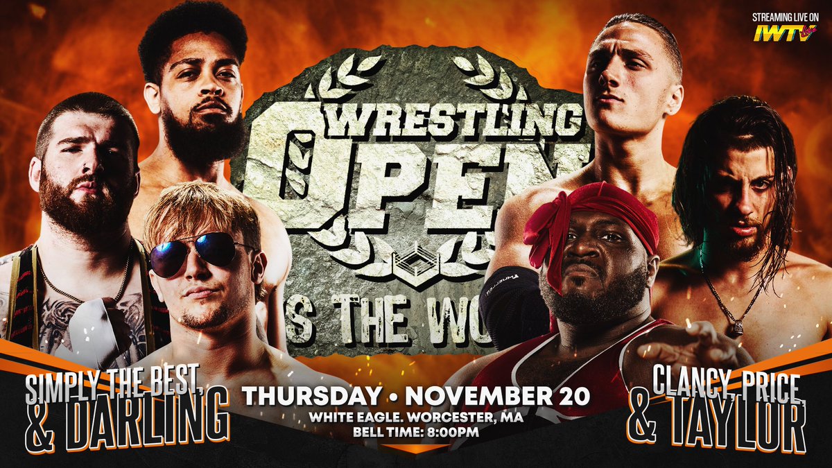 It looks like Alec Price found his two tag team partners in the form of “Fancy” Ryan Clancy &amp; Tyree Taylor!

They face off with Christian Darling &amp; Simply The Best!

See it Thursday at the WHITE EAGLE in Worcester!