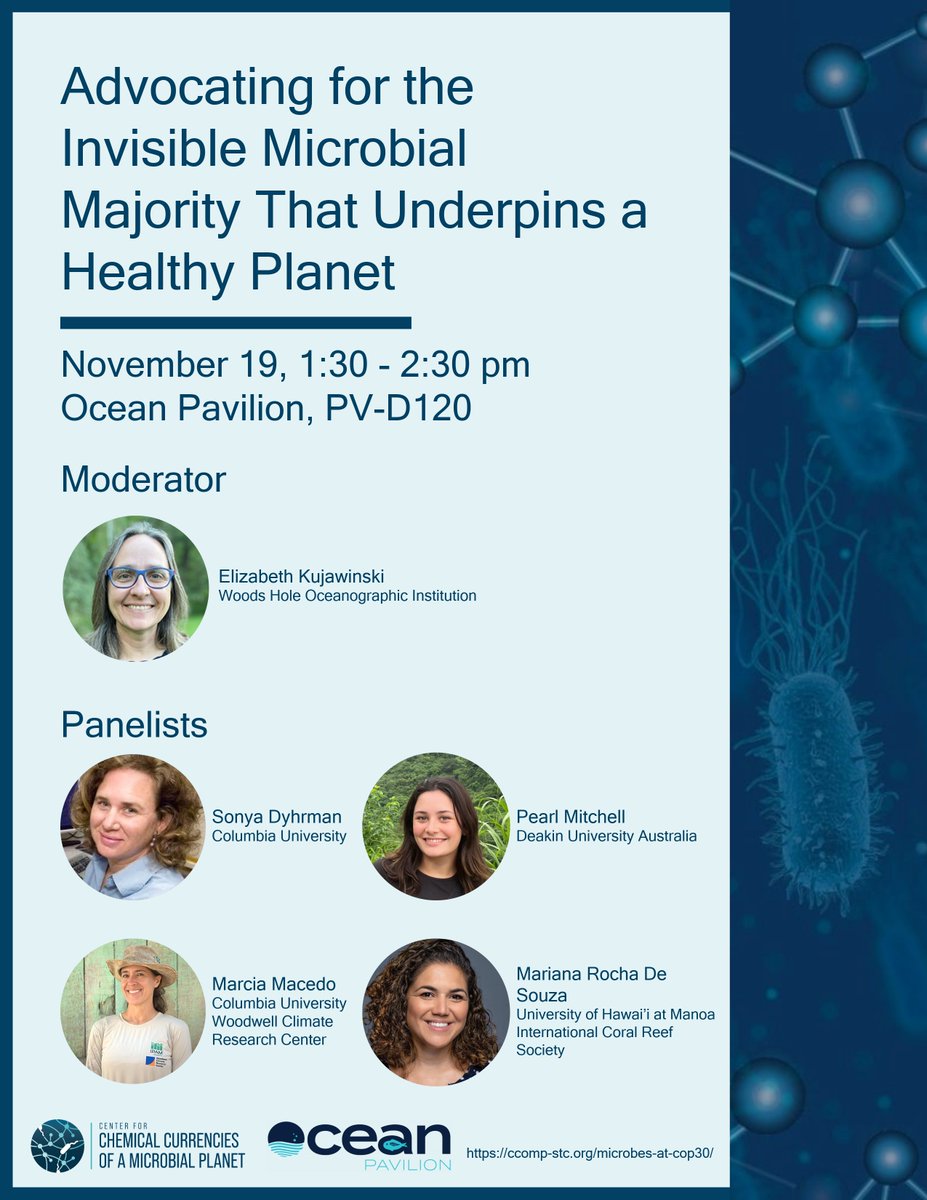 Chemical Currencies of a Microbial Planet (C-CoMP) tweet media